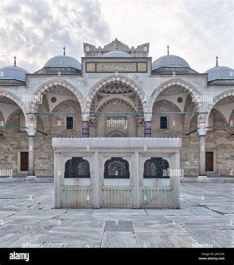 Facade Of Suleymaniye Mosque An Ottoman Imperial Mosque Located On The