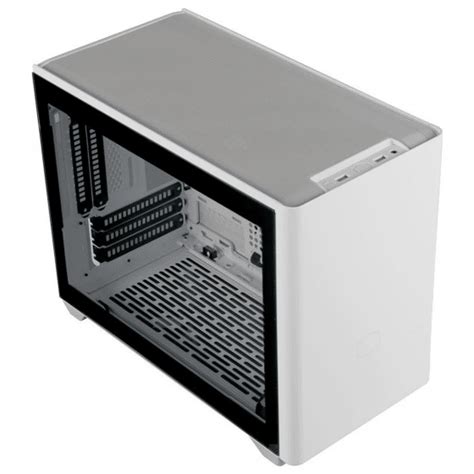 Cooler Master Nr200p Mini Itx Case With Tempered Glass Side Panel White Crox