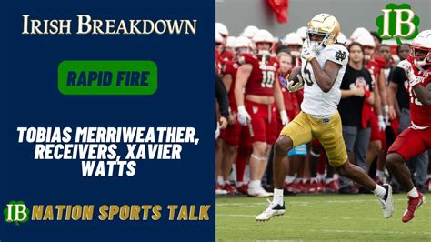 Rapid Fire Wr Production Tobias Merriweather Xaver Watts Lee Corso