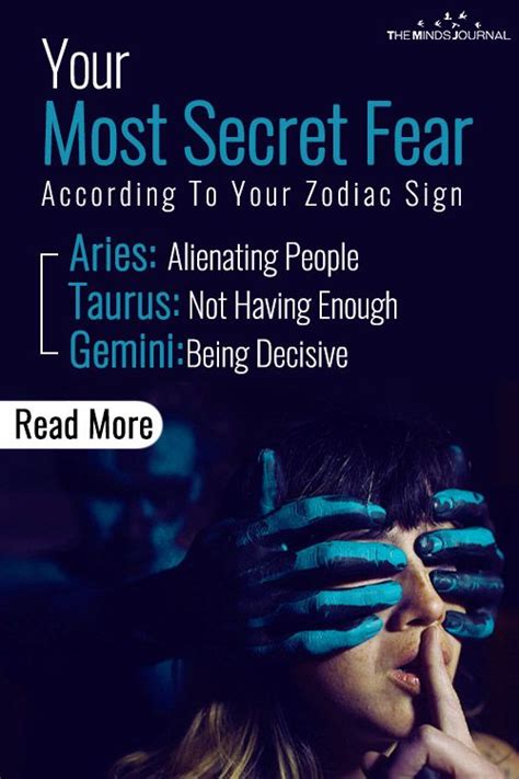 Your Most Secret Fear Based On Your Zodiac Sign | Zodiac, Zodiac signs, Zodiac star signs