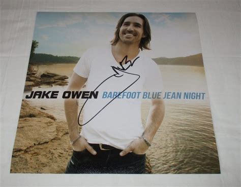 Jake Owen Signed Barefoot Blue Jean Night X Photo Autographia