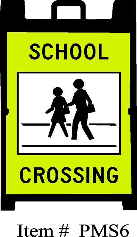 School Crossing Sign Clip Art