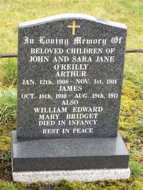 Sarah Jane Mulligan O Reilly Find A Grave Memorial