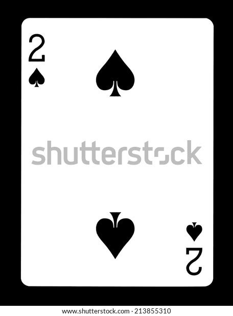 Two Spades Playing Card Isolated On Stock Photo 213855310 | Shutterstock