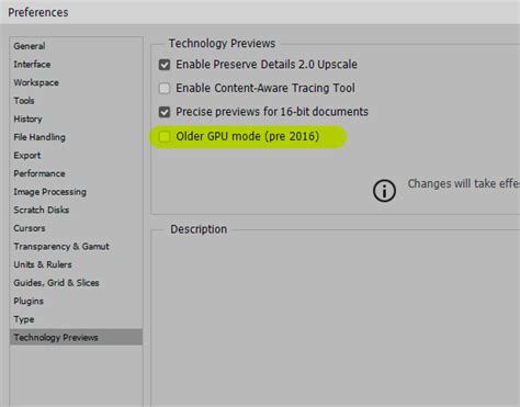 add graphics acceleration  older gpus   adobe product