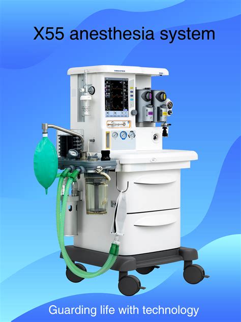 X Siriusmed Anesthesia Machine Good Quality Touchscreen Ventilator