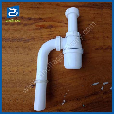 Plastic Kitchen Sink Stopper Drain Pipe Single Basin Launching PP