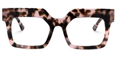 Canela Rectangle Pinktortoise Eyeglasses Vooglam