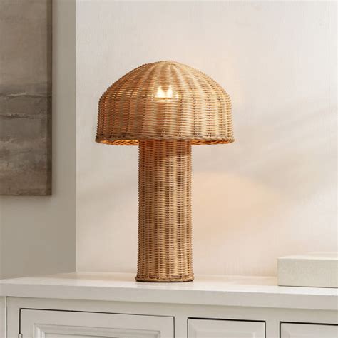 Joss And Main Pearson Wickerrattan Table Lamp Wayfair