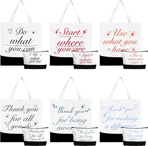 Amazon Iwolomi Pcs Employee Appreciation Gifts Tote Bags Staff