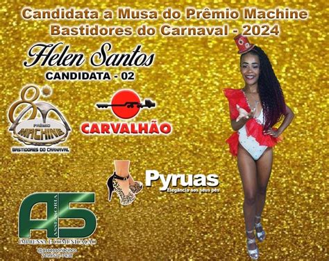 Helen Santos Indicada Melhor Musa Do Pr Mio Machine Bastidores Do