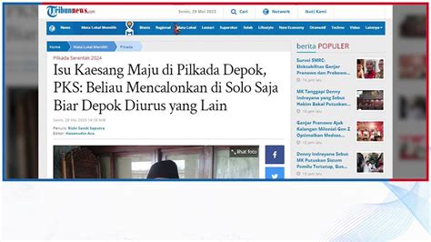 Tribunnews On Twitter Wakil Ketua Majelis Syura Pks Hidayat Nur