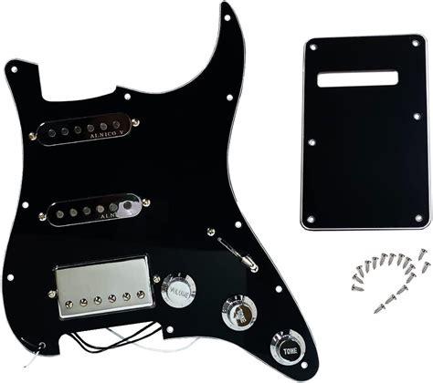 Ogdni Prewired Strat Pickguard With Ssh Pickup Set 3 Ply Pick Guard Loaded High