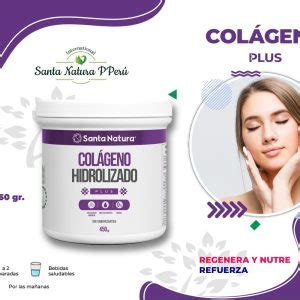 COLÁGENO HIDROLIZADO PLUS Santa Natura PPerú International Vida y