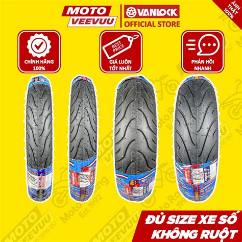 Vỏ lốp xe máy VANLOCK gai Michelin Pilot Street đủ size xe số không