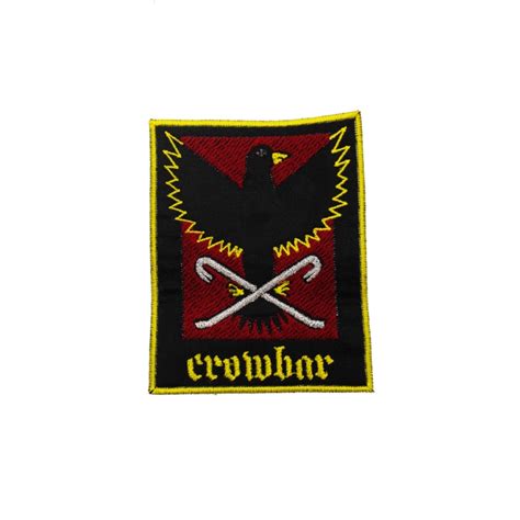 Crowbar Crest Logo Patch Savage Looks Metal Shop