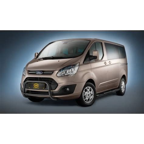 ESTRIBOS ACERO 80MM NEGRO FORD TRANSIT CUSTOM 2013 SER4X4