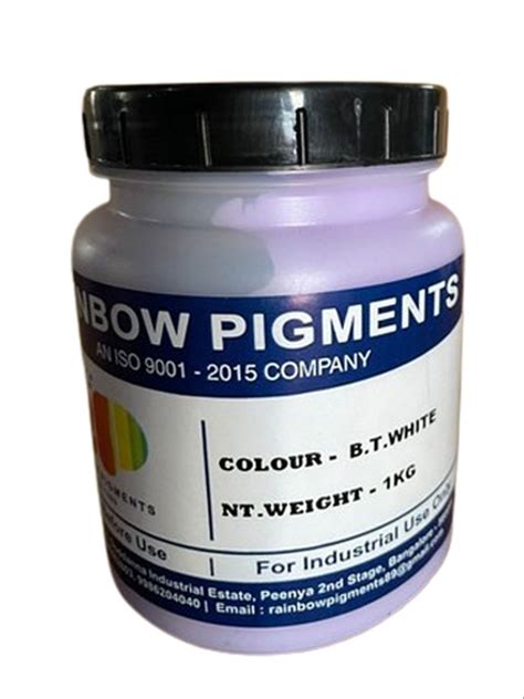 Rainbow Pigments Bt White Epoxy Frp Pigment Paste Jar Kg At Rs