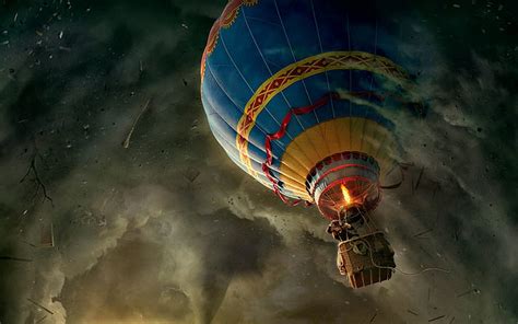 Hd Wallpaper Balloon Digital Art Fantasy Art Hot Air Balloons