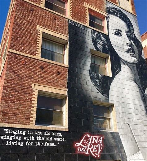 Lana Del Rey Mural Venice Beach Los Angeles California In