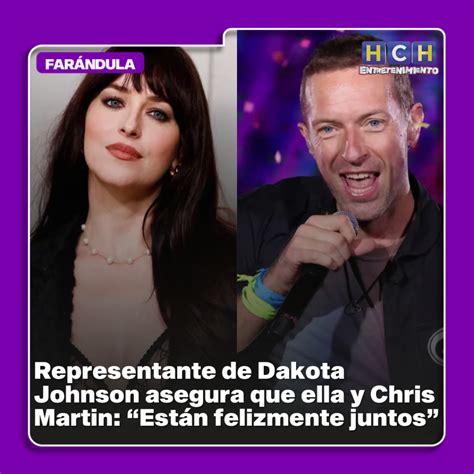 Representante De Dakota Johnson Asegura Que Ella Y Chris Martin Est N