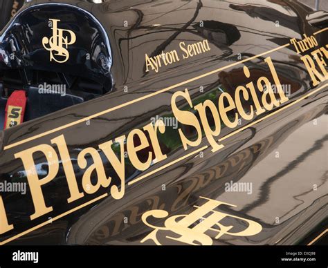 Aryton Sennas Lotus John Player Special F1 Race Car Festival De