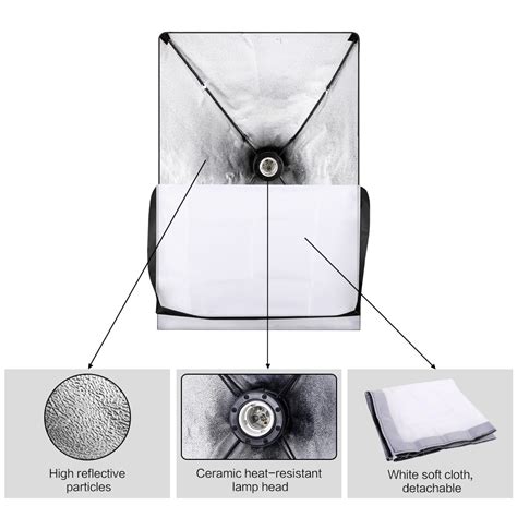 Fotografie Softbox Verlichting Kits X Cm Licht Grandado