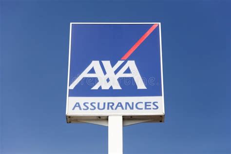 Axa Logo On A Panel Editorial Image Image Of Multinational 108710570