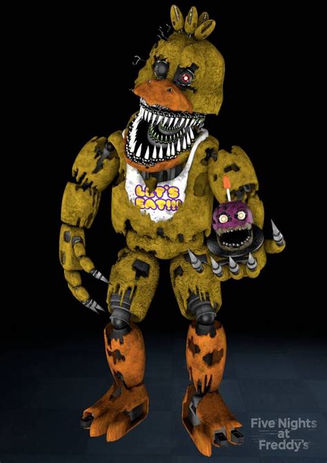 Sfm Fnaf Nightmare Chica Poster By Mystic7mc On Deviantart Fnaf