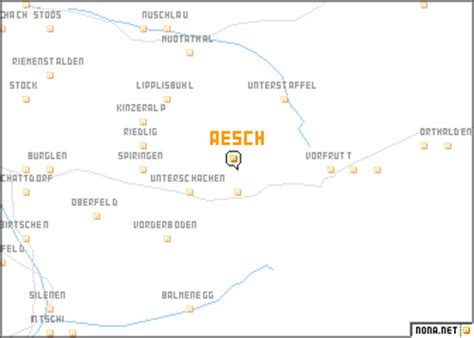 aesch switzerland map nonanet
