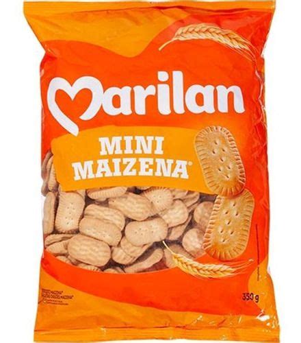 Pacote De 350g Mini Biscoito De Maizena Marilan Bolacha R 8 19