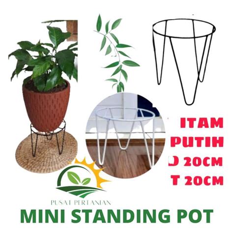 Jual Standing Pot Mini Tinggi Cm Tatakan Pot Bunga Rak Pot Tanaman