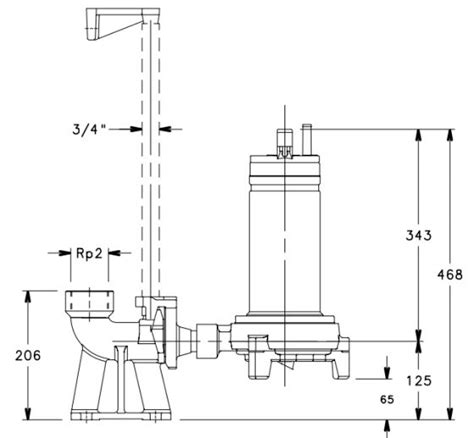 Lowara Pedestal Kit Domo GRI 109395320 Pumps UK