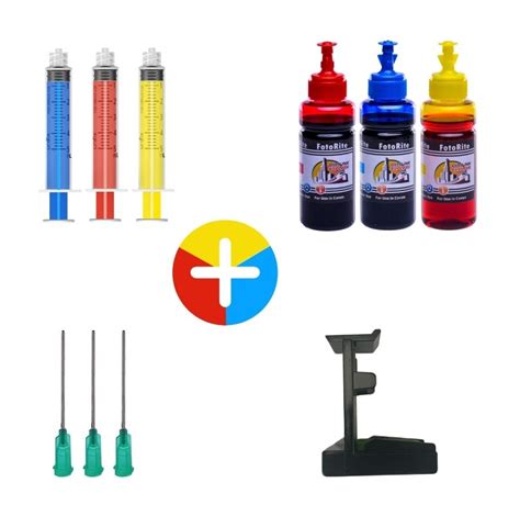 Colour Ink Refill Kit For Canon Pixma Ip2702 Cl 511 Printer