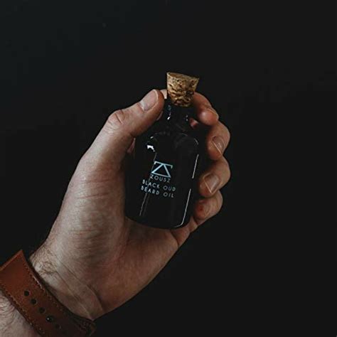 Zousz Beard Oil For Men Black Oud And Sandalwood Scent Beard Growth