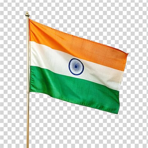 Premium PSD A Indian Flag On Transparent Background