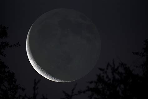 Waning Crescent Moon With Earthshine Not So Bad Astrophotography