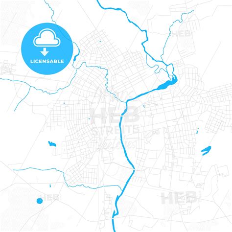 shuya russia vector map water focus hebstreits