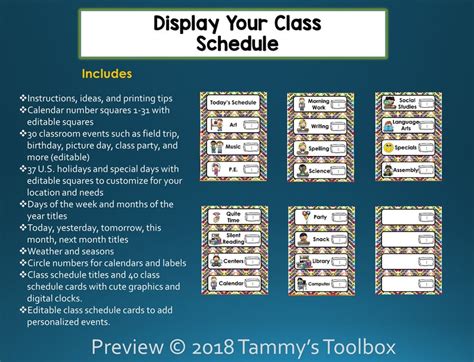 Editable Classroom Calendar In A Crayon Theme Etsy