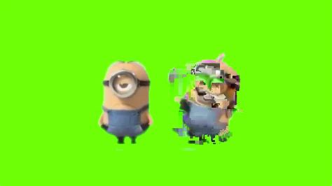 funny minions green screen - YouTube