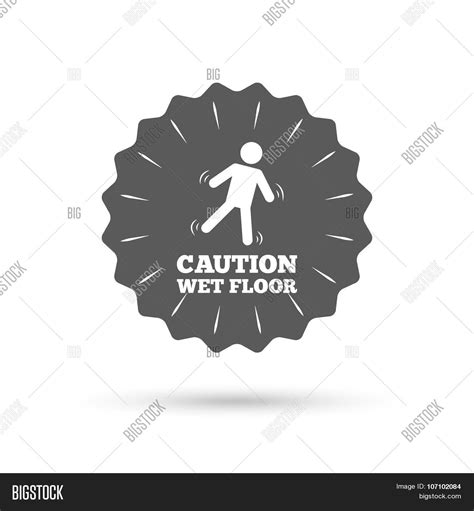 Caution Wet Floor Vector And Photo Free Trial Bigstock