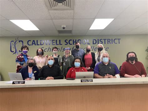 February 14 2022 Regular Meeting Board Report 2022 Caldwell School