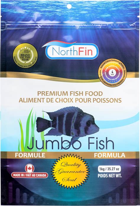 Amazon Northfin Fish Food Jumbo Formula Slow Sinking Pellets 4mm