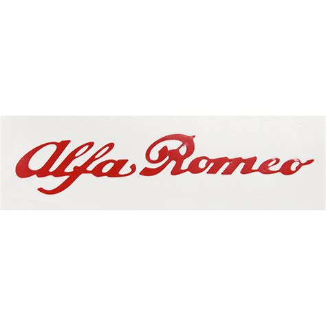 Alfa Romeo Logo Stickerdie Cutred50mm Italian Auto Parts And Gadgets Store