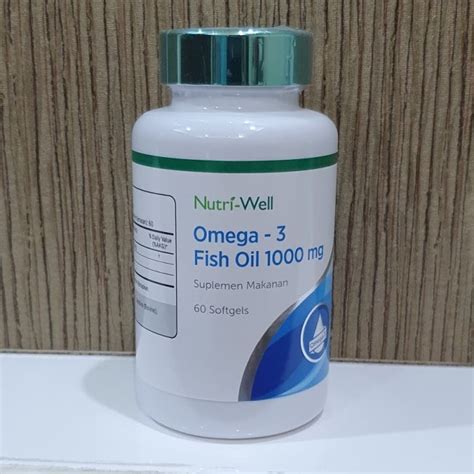 Jual Nutri Well Omega Fish Oil Mg Kota Surabaya Tobakoeku