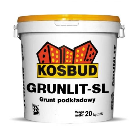 Grunlit Sl Grunt Pod Tynki Silikonowe Kosbud Opak Kg Cena Za Kg