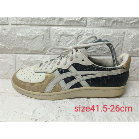 ลดราคา รองเท้าผ้าใบ asics onitsuka gsm มือสอง size 41.5 -26 cm | Shopee ...