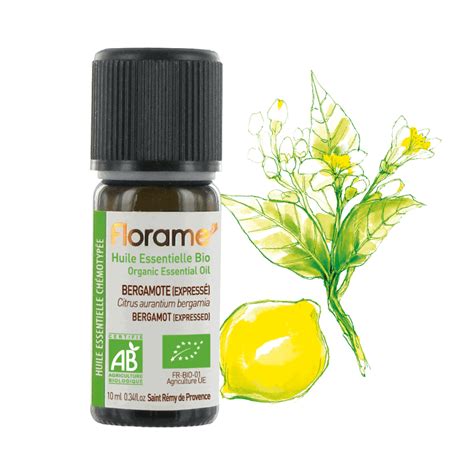 Florame Bergamot Organic Essential Oil Raw Nature