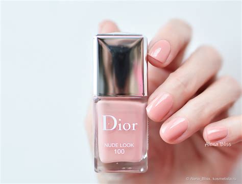 Элегантный Dior Vernis Nail Lacquer 100 Nude Look Cruise collection