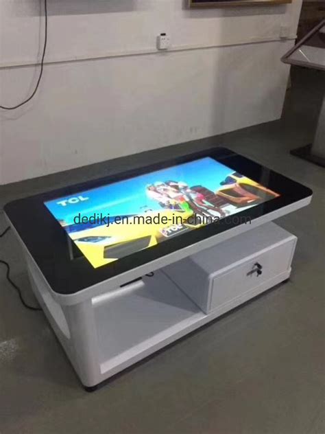 55 Inch Interactive Multi Function Touch Screen Coffee Table China